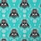 Camelot Fabrics Star Wars Teal Darth Vader Sugar Skull Fabric